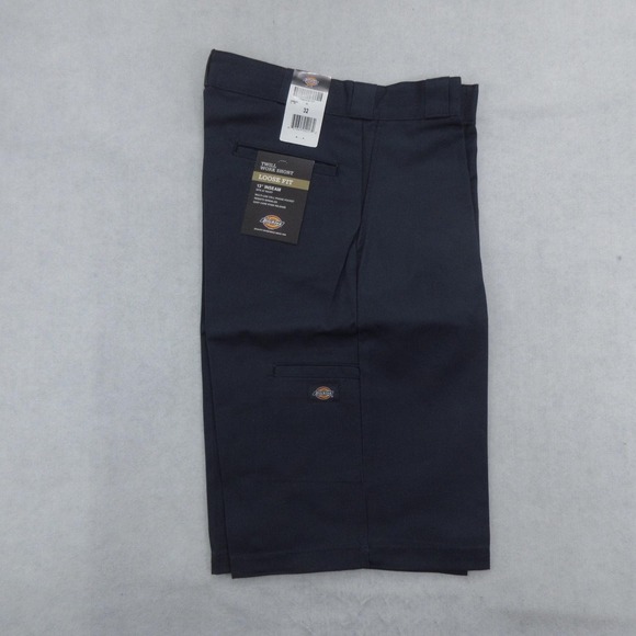 Dickies Other - Dickies Twill Work Shorts Mens 32 Navy Loose Fit Cell Pocket Workwear New